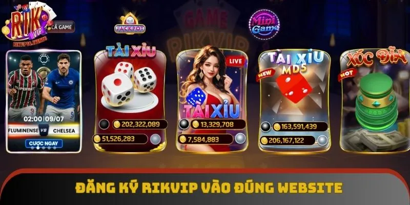 Đăng ký Rikvip vào đúng website Đăng ký Rikvip vào đúng website