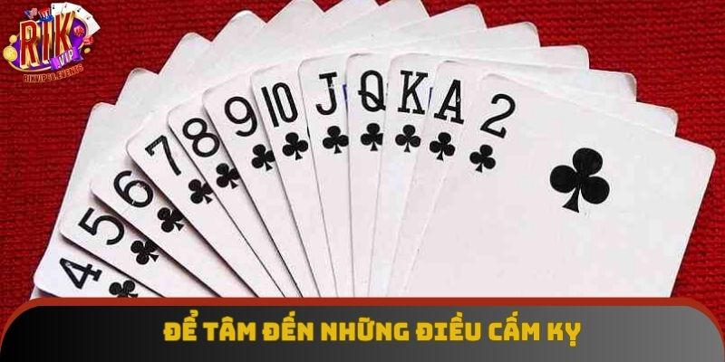 Để tâm đến những điều cấm kỵ Để tâm đến những điều cấm kỵ