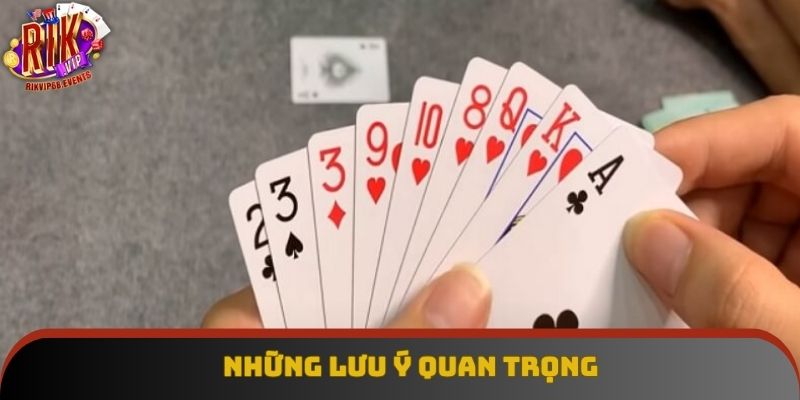 Những lưu ý quan trọng